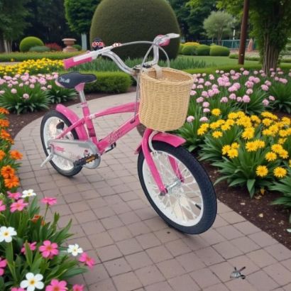 صورة دراجة هوائية للبنات مقاس 16 بوصة عصرية